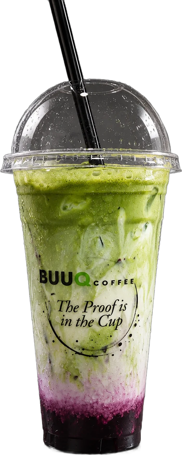 Iced Matcha Latte Blueberry